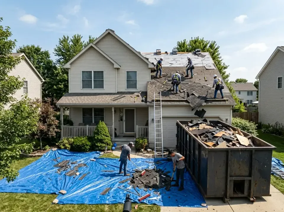 roof-replacement-debris-remova-004 — frequently asked questions, Cheapest Dumpster Rentals in Minster, OH